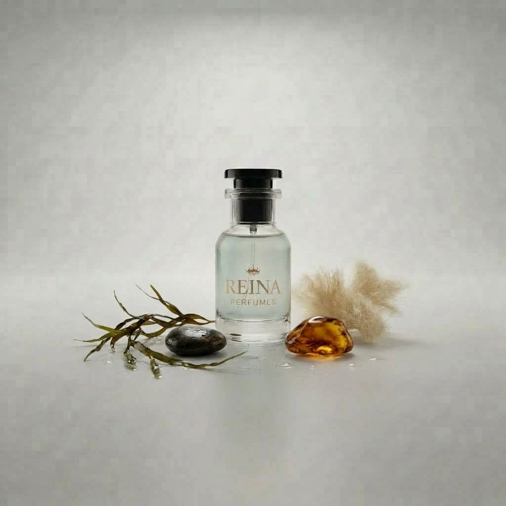Frasco de perfume Mega Mar unisex de Reina Perfumes