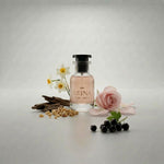 Frasco de perfume Materia Negra unisex de Reina Perfumes