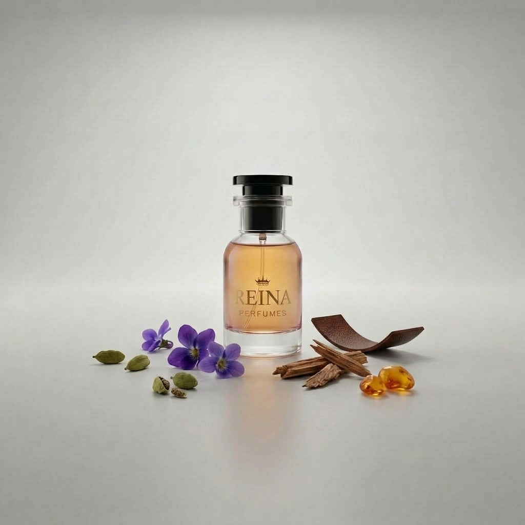 Frasco de perfume Santo Sándalo unisex de Reina Perfumes