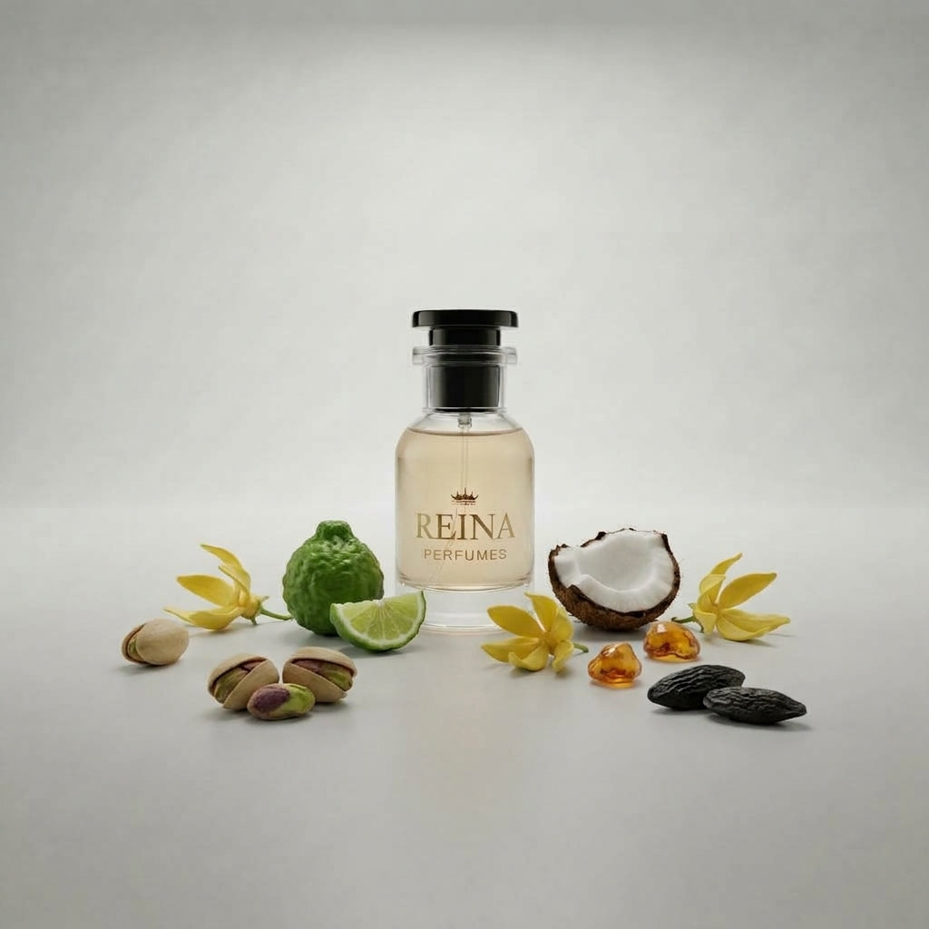 Frasco de perfume Sol Blanco unisex de Reina Perfumes